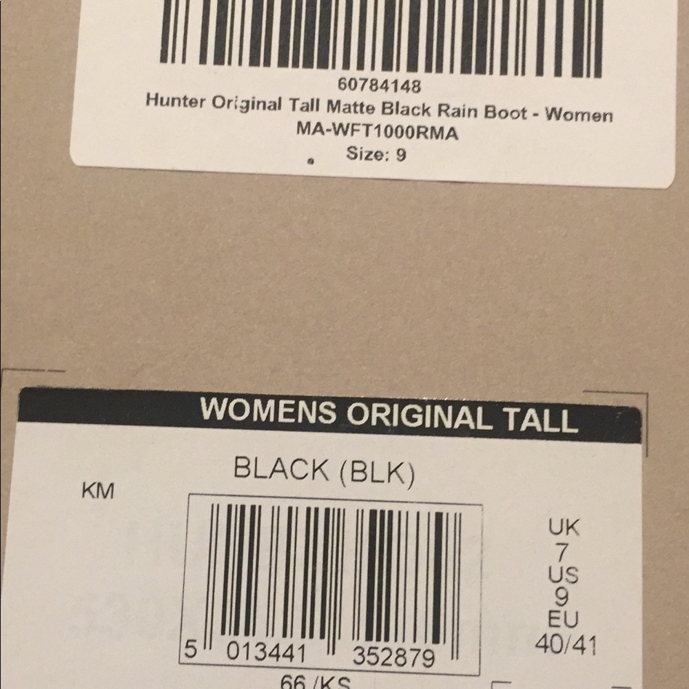 Hunter Original Tall Matte Boots Size 9, brand new - Picture 2 of 4